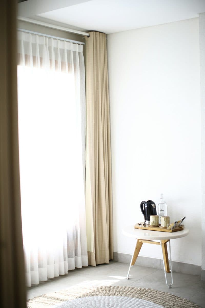 White Voile Sheer